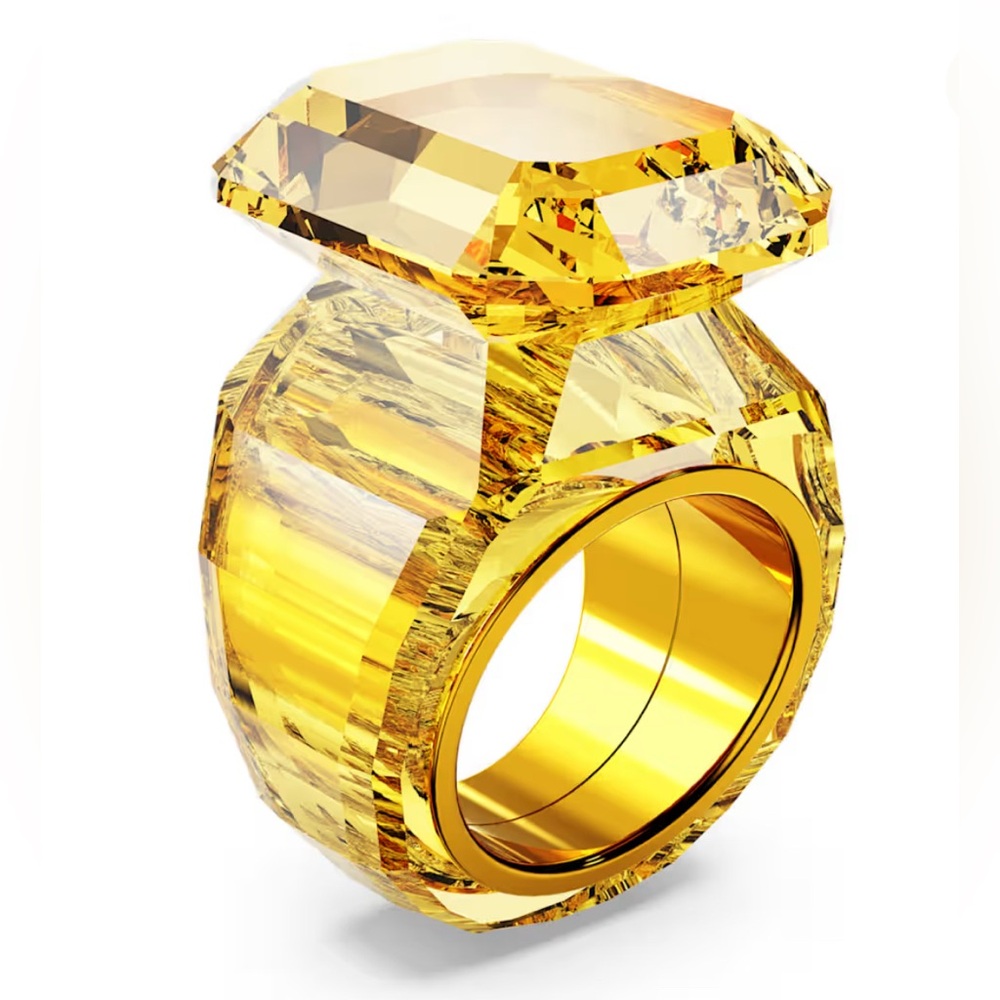 Atelier Swarovski Lucent cocktail ring
Octagon cut, Yellow - Picture 5 of 14